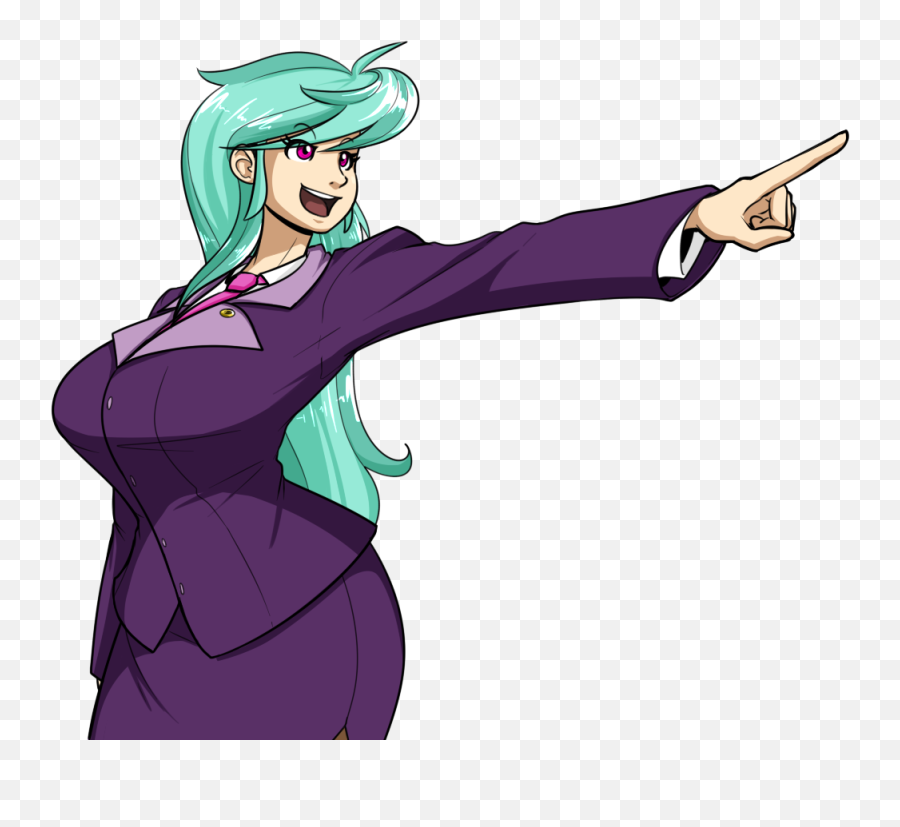 Reiduran - Ace Attorney Oc Female Emoji,Ace Attorney Emotion