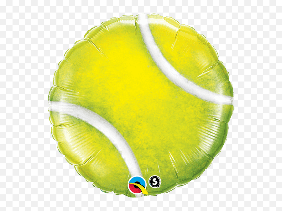 Tennis Ball Foil Balloon - Tennis Balloons Emoji,Flag Tennis Ball Emoji