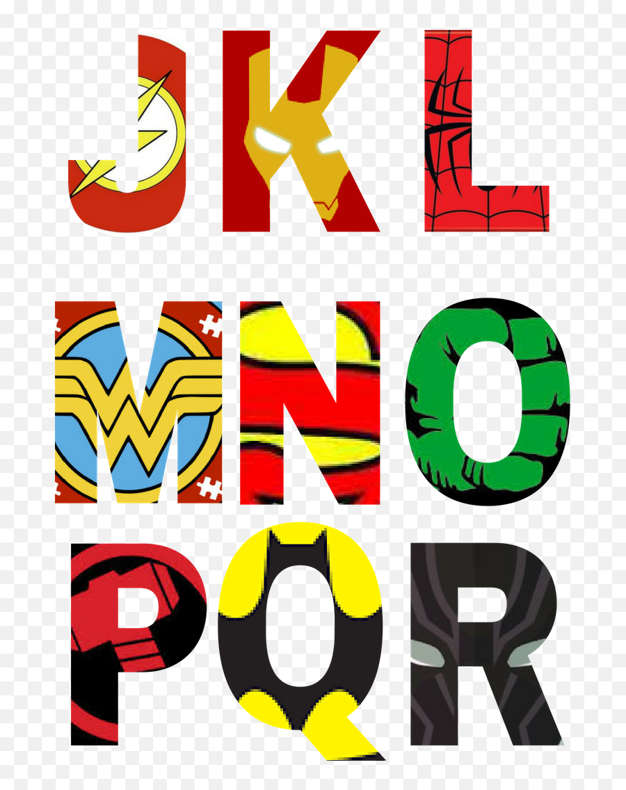 Download Superhero Lettering Printable Superhero Party - Superhero Letters Clipart Emoji,Emoji Template Birthday Invitations