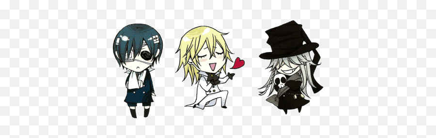 Pin - Black Butler Chibi Emoji,Sebastian Emoticons Black Butler