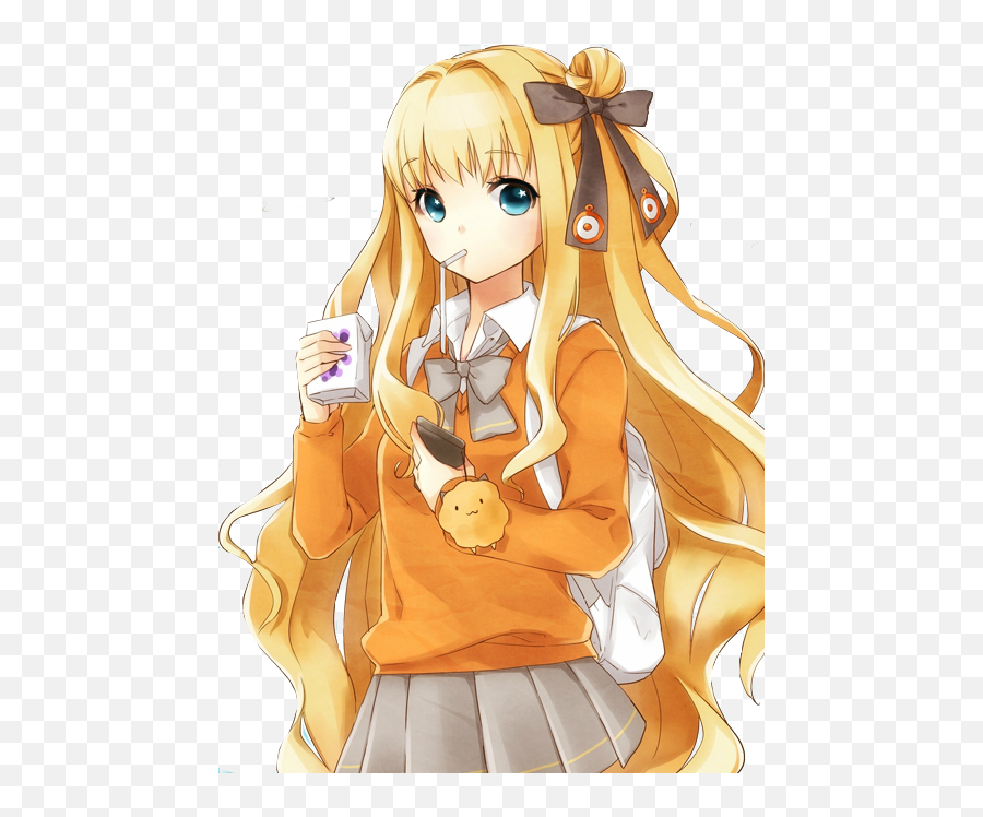 Create A Student Character 50 - Forums Myanimelistnet Anime Girl Blonde Hair Png Emoji,Anime Cant Show Emotion Or World Destroyed
