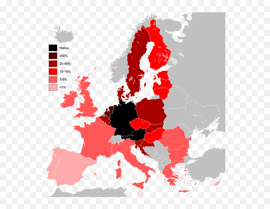 What Language Is The Most Useful In Europe And Russia - Pays Où On Parle Allemand Emoji,Cat Blins Emotion