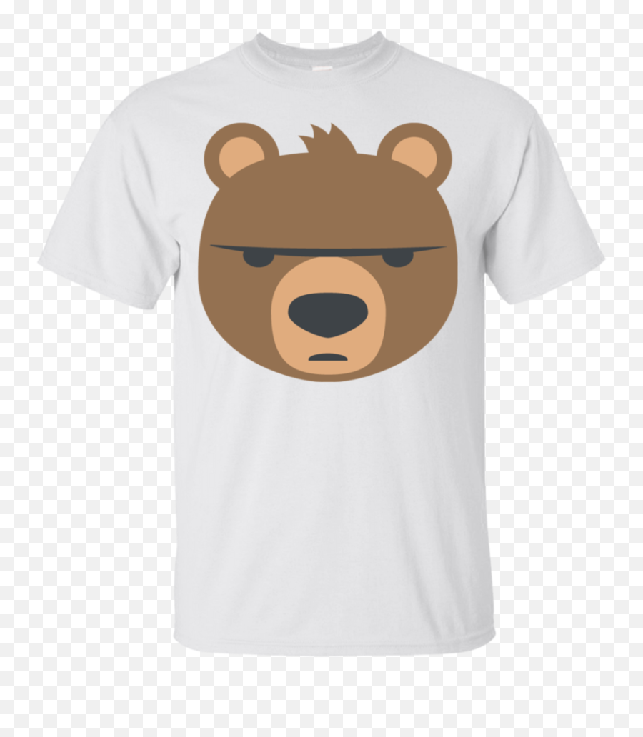 Big Bear Emoji T - Bear Face Png Cartoon,Bear Emoji