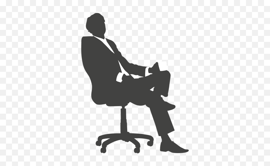 Lazy Businessman Standing Silhouette - Businessman Silhouette Sitting Emoji,Businessman Emoji