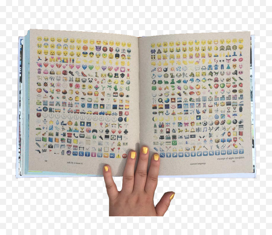 Talk Lk U Mean It Thesis Project A Book Installation And - Dot Emoji,Dio Emoji