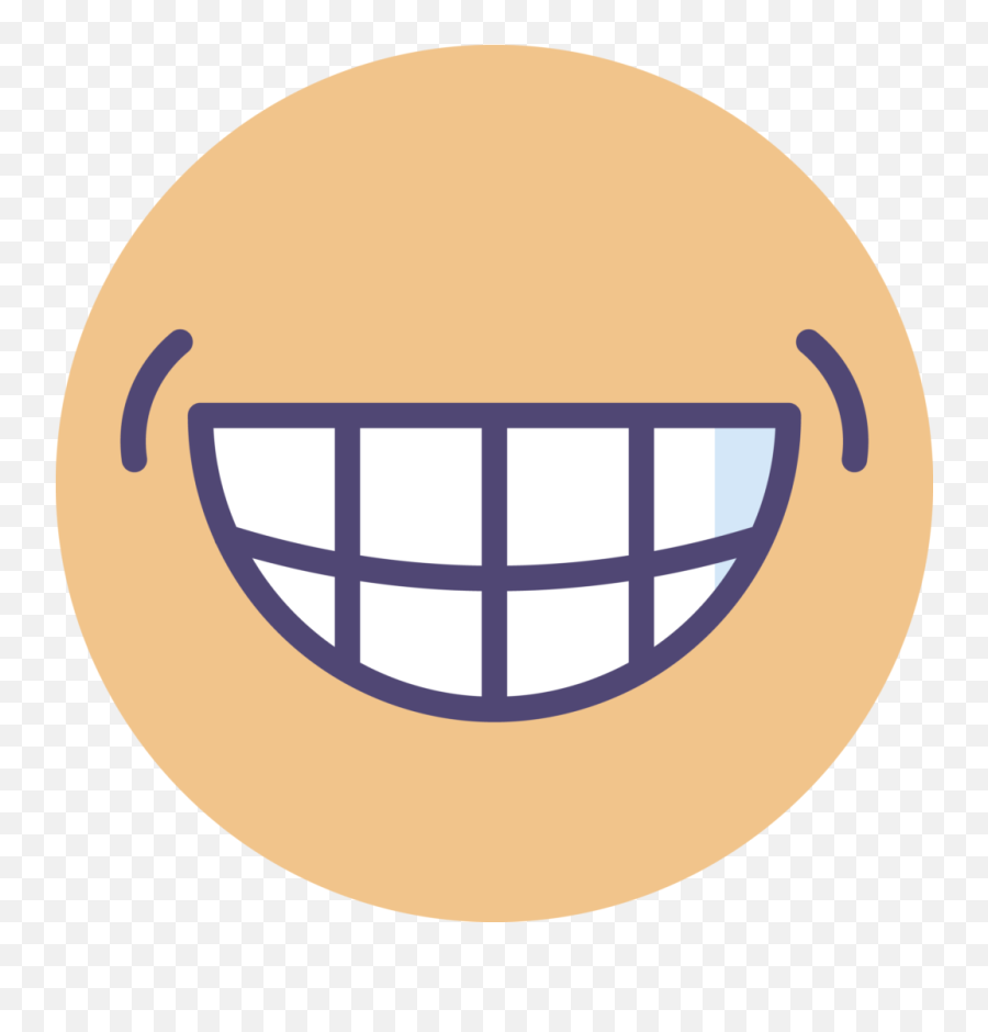 Santa Ana Dentist - Wide Grin Emoji,O7 Emoticon