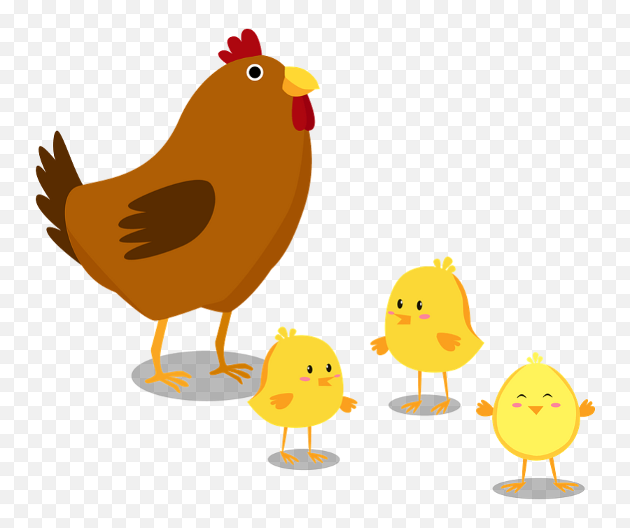 Baby Chick Clipart Png Funny Chicken - Transparent Cute Chicken Clipart Emoji,Clip Arts That Provoke Emotions