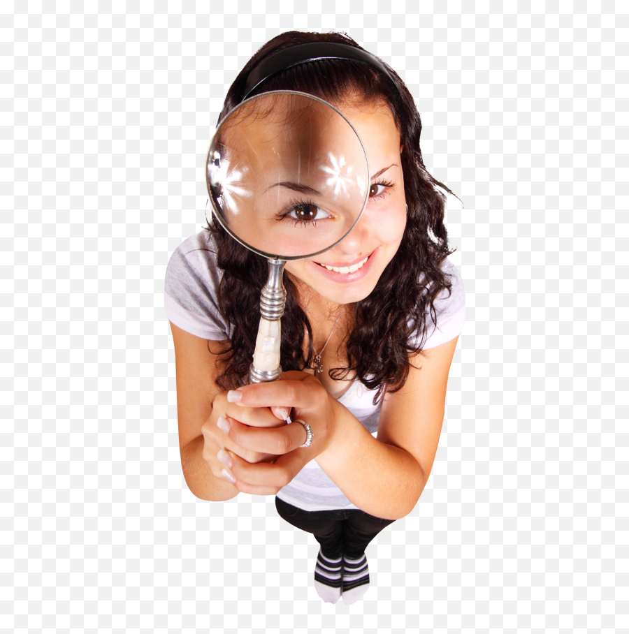 Magnifying Glass Icon Png Pngbarn - Girl With Magnifying Glass Png Emoji,Emoji Girl Magnifying Glass Earth