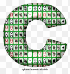 Monica Michielin Alphabets Green Suit Playing Cards - Language Emoji,Bible Emotion Numbers Printable