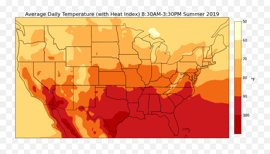 Outdoor Learning In All Types Of - Language Emoji,Temperature Maps For Each Emotion