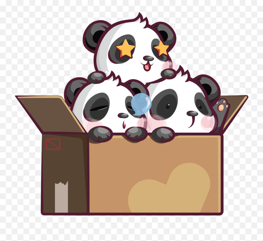 Panda Kids And Baby - Girly Emoji,Baby Diaper Emojis Extension