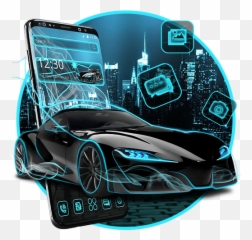 Neon Sports Car Theme - Automotive Paint Emoji,Sports Car Emoji
