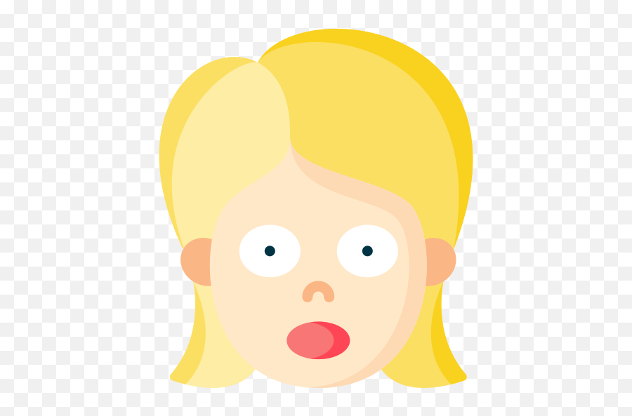 Shocked - Free Smileys Icons Hair Design Emoji,Shocked Emoticon Face For Facebook