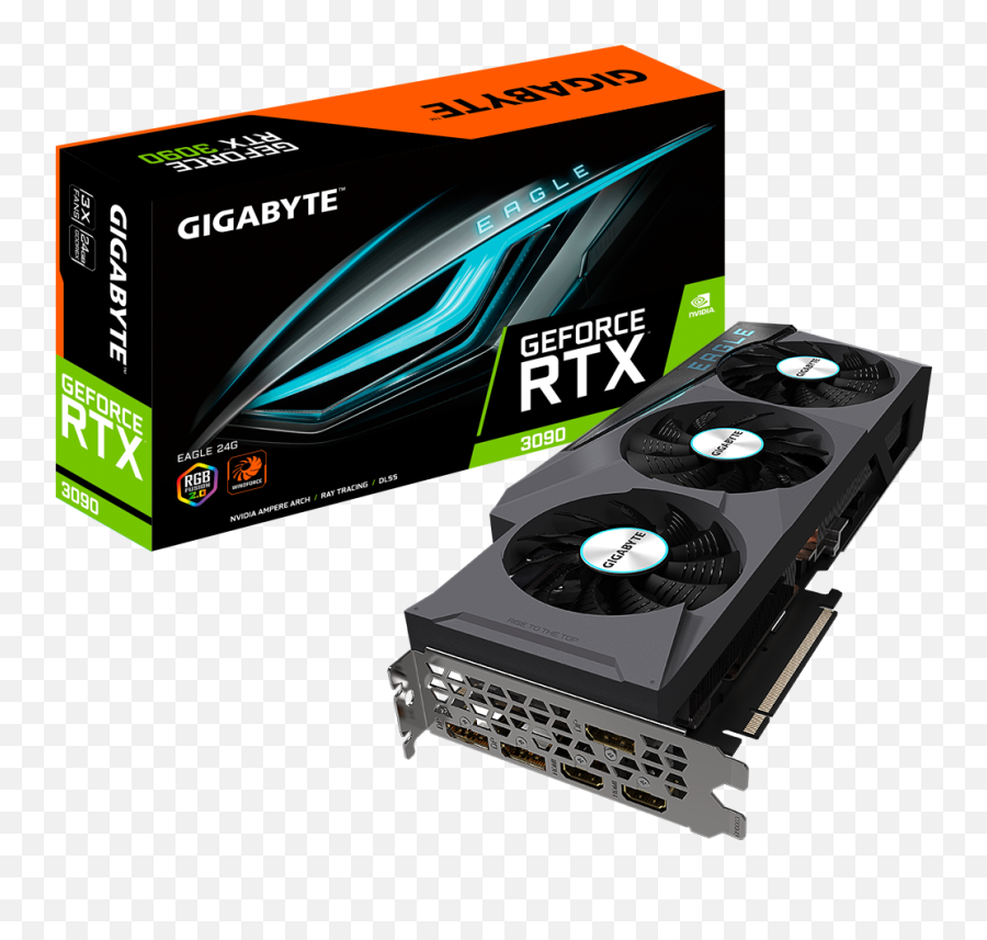 Gigabyte Geforce Rtx 3090 Eagle 24gb Video Card Gv - Gigabyte Geforce Rtx 3090 Eagle Emoji,Eagle Emoticon Ipad