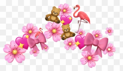 Flowers Halo Sticker - Floral Emoji,Halo Emojis