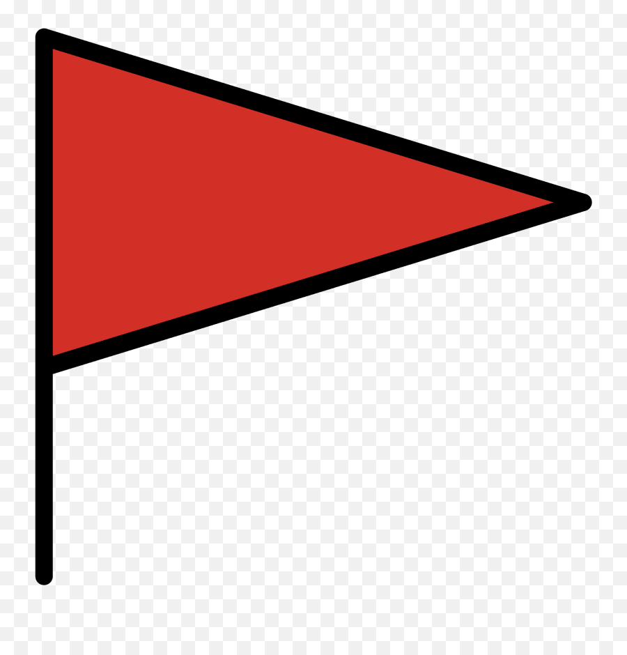 Triangular Flag Emoji Clipart - Triangular Flag,England Flag Emoji