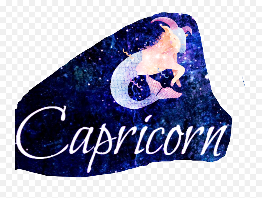 Capricorn Sticker By Galaxy - Art Emoji,Capricorn Symbol Emoji
