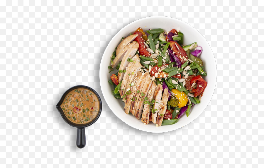 Teriyaki Chicken Salad Recipe With - Diet Food Emoji,Emojis For Potato Salad