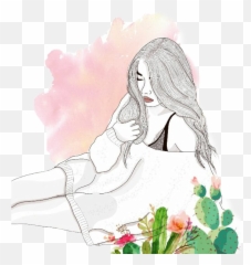 Girl Layingdown Tumblr Tumblrgirl - Fictional Character Emoji,Laying Down Emoji