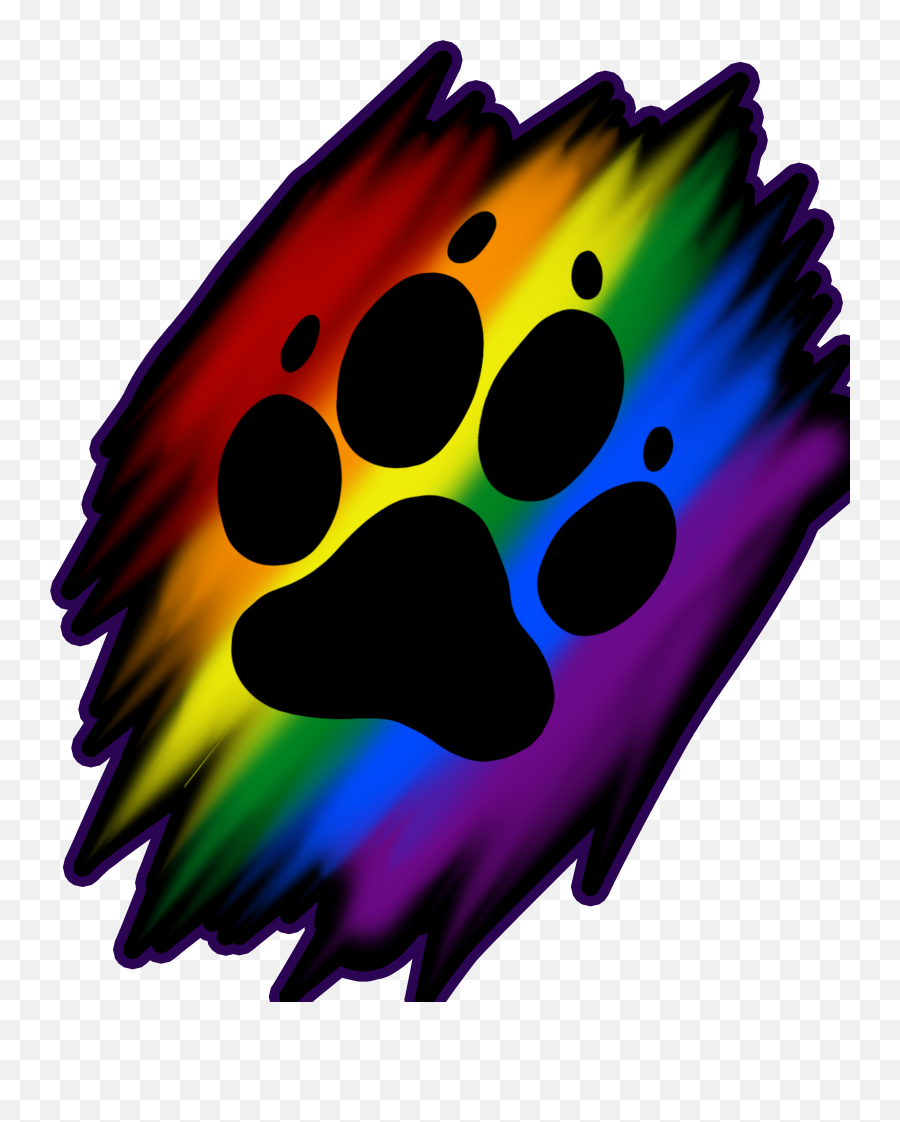 Transparent Dog Paw Print Heart Page 1 - Line17qqcom Rainbow Paw Print Emoji,Paws Emoji
