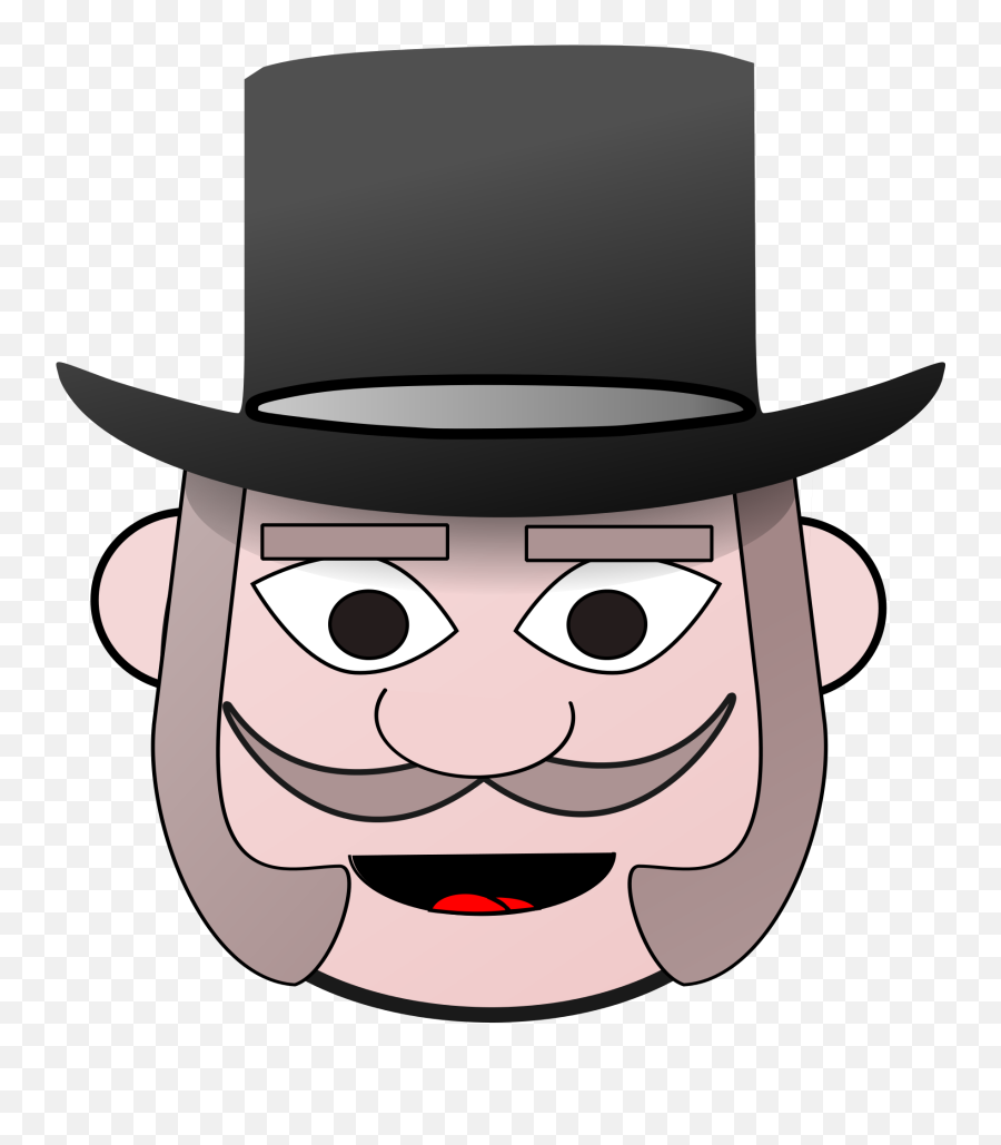 Drawing Of A Male Head With A Mustache And Beard Free Image Emoji,Emoji With Beard And Hat
