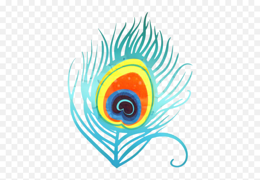 Peafowl Krishna Logo Eye Circle For Janmashtami - 1236x1161 Emoji,Hippie Emoticon Facebook