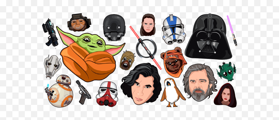 Editors Picks - Custom Cursor Emoji,Star Wars Emotion Progression