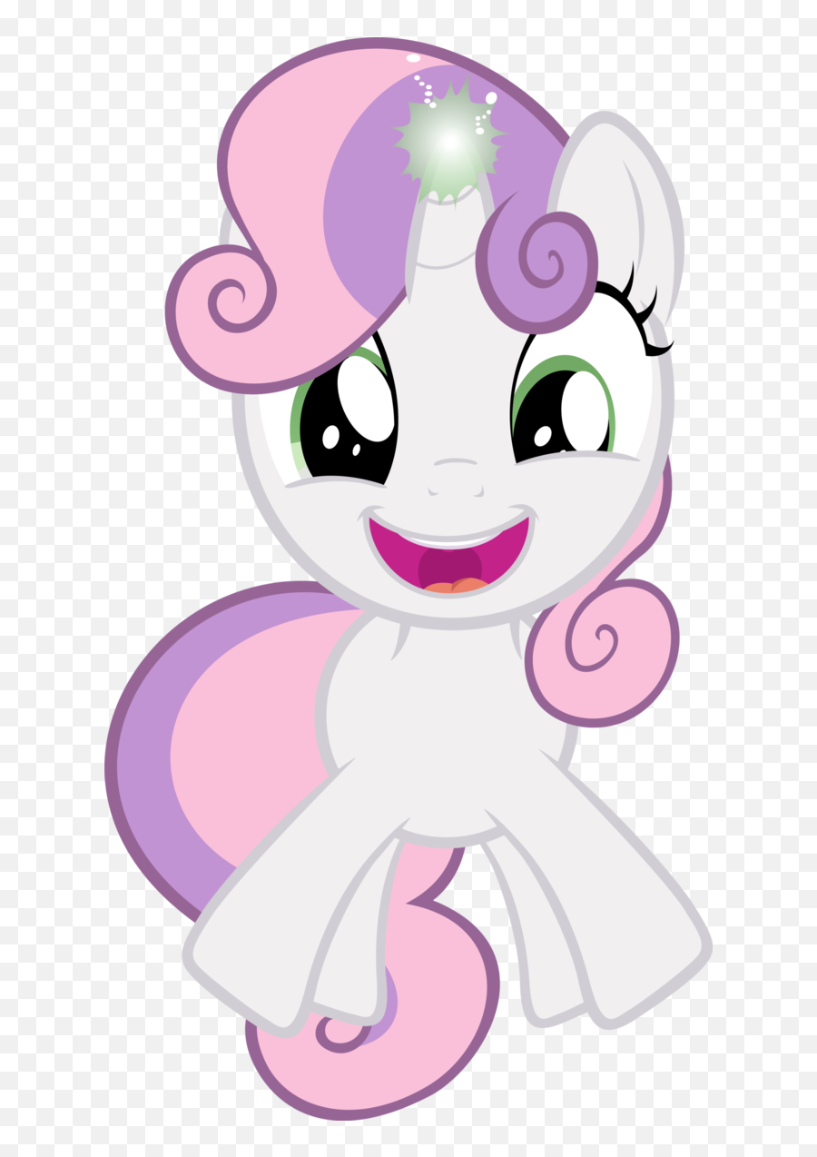 The Colour Of Unicorns Magic Aura Is - Mlp Sweetie Belle Horn Emoji,Guess The Emoji Star Eyes