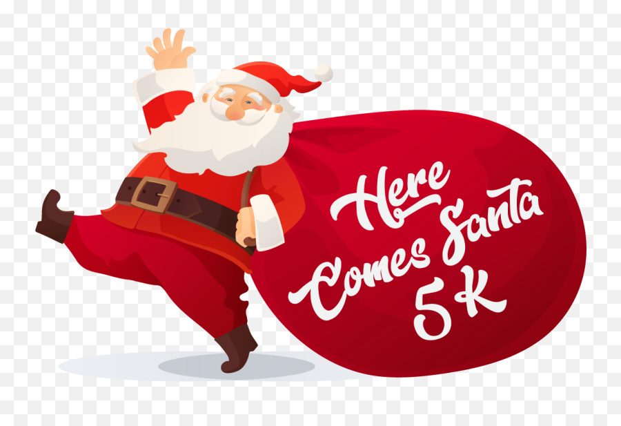 2019 U2014 Here Comes Santa 5k Runwalk U2014 Race Roster Emoji,Sant Claus Animated Emoticon