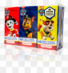 Paw Patrol Pocket Tissue 6 Pack U2013 Smart Care Emoji,Sus Emoji Face