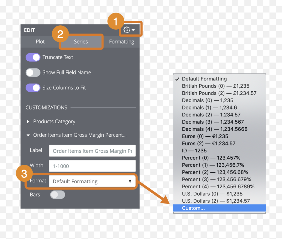 Adding Custom Formatting To Numeric Fields - Value Format In Looker Emoji,Backpage Emoji Dictionary