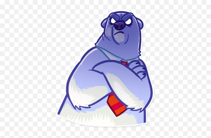 Telegram Sticker From Collection Polar Bear Emoji,Polar Ber Emoji