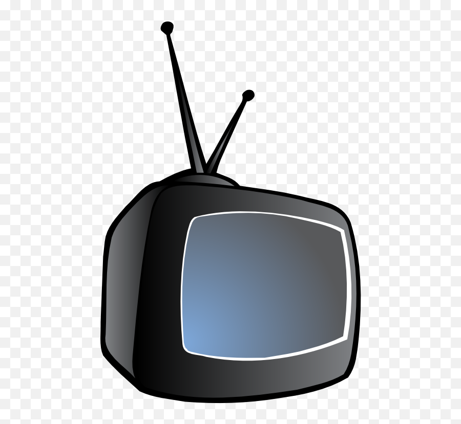 Flat Screen Television Clipart - Clipartix Cartoon Tv With Transparent Background Emoji,Tv Emoji Png