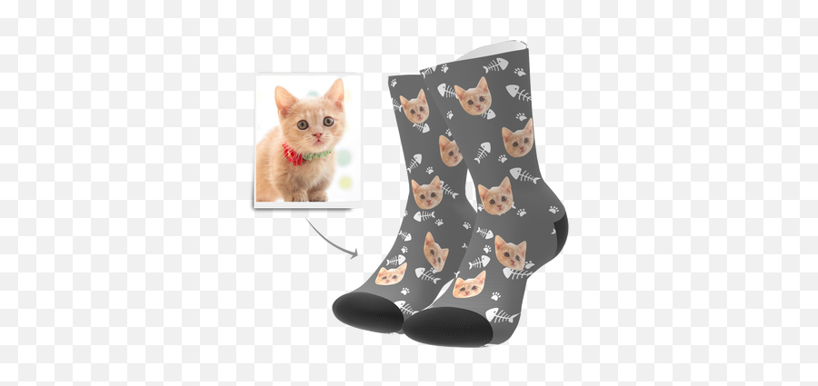 Photo Socks Custom Socks Face Socks Personalized Socks Emoji,Custom Cat Emoji