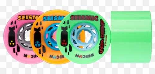 73mm Speed Vent Wheels - Seismic Skate Emoji,Kick Flip Twitch Emoticon