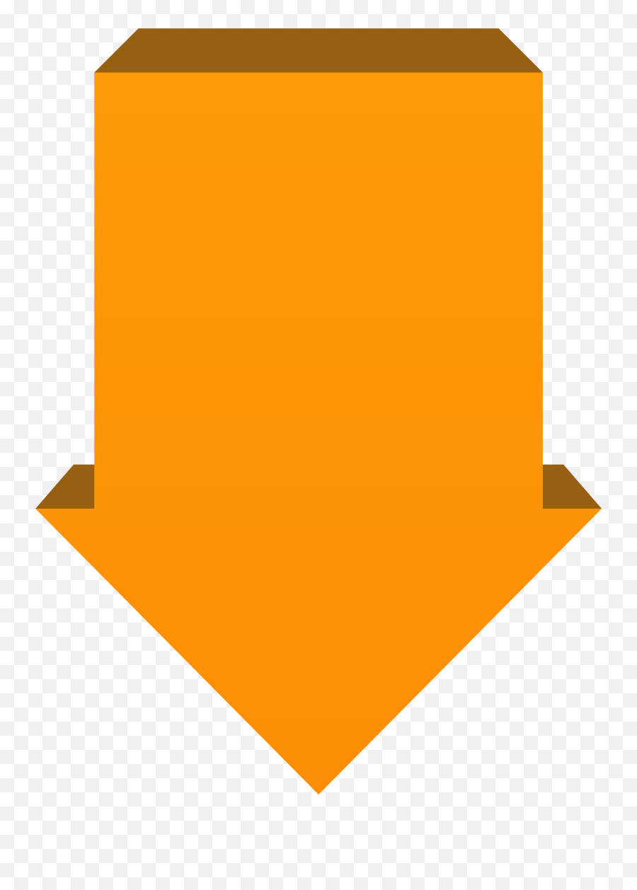 Clipart Arrow Orange Clipart Arrow Orange Transparent Free - Orange Arrow Down Transparent Emoji,Gift Arrows Emoji