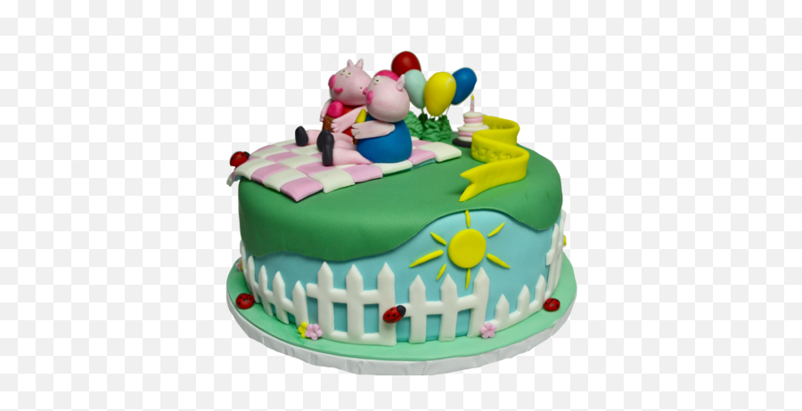 Peppa Pig Cake U2013 Sugar Street Boutique - Cake Decorating Supply Emoji,Emoji Cake Decorations