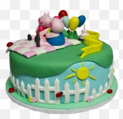 Peppa Pig Cake U2013 Sugar Street Boutique - Cake Decorating Supply Emoji,Emoji Cake Decorations