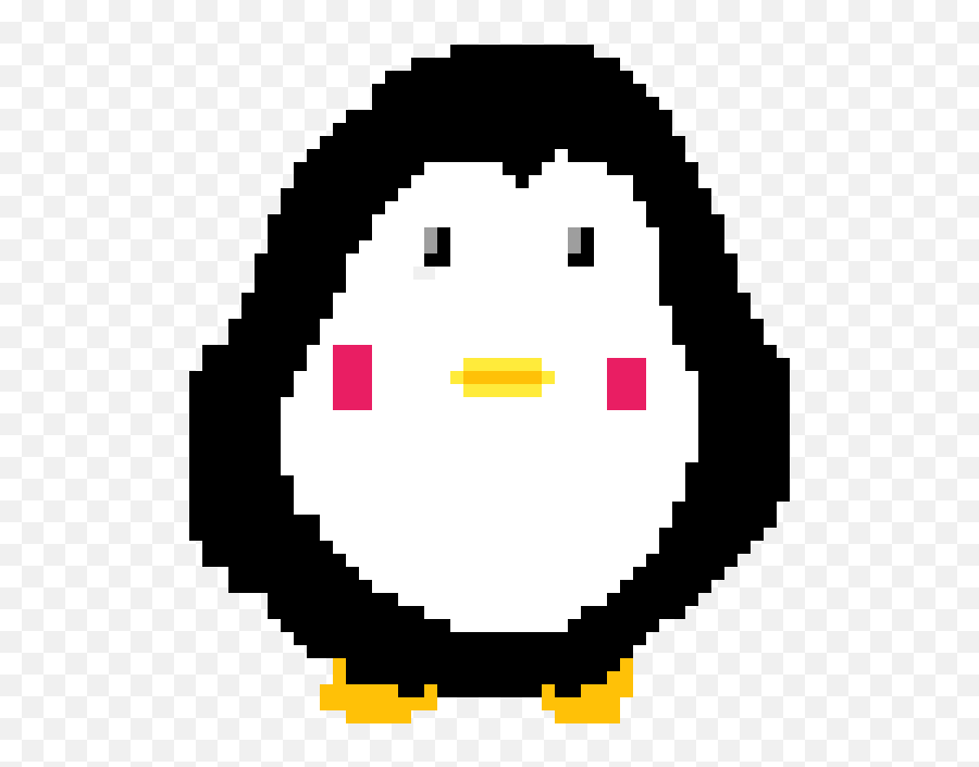 Pixilart - Derpy Penguin By Nowoffline Dot Emoji,Penguin Emoticon Fb