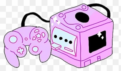 Gamepad Joystick Playstation Pink - Anime Cute Stickers Transparent Emoji,Gamepad Emoji