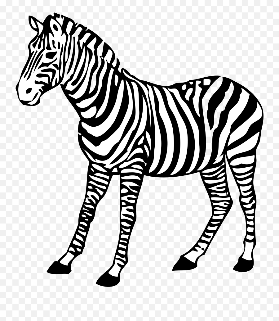 Panda Clipart Zebra Panda Zebra - Coloring Pages Of Zebra Emoji,Zebra Emoji