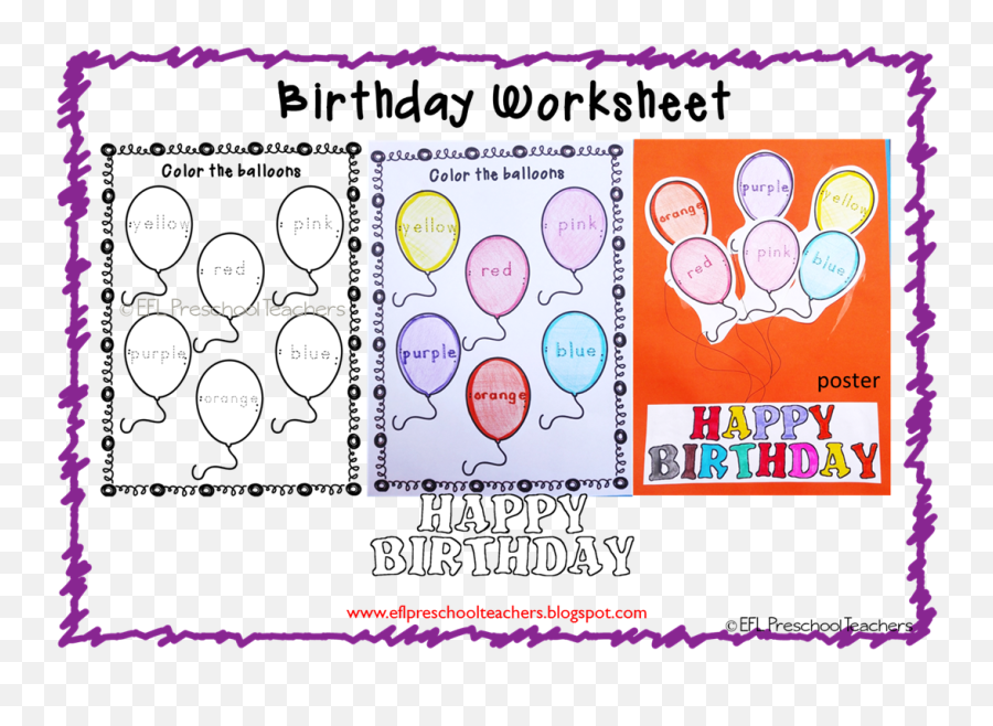 Esl Birthday Unit Worksheets - Worksheet For Preschool Happy Birthday Emoji,Birthday Emotions