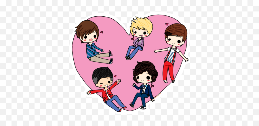 Annalovechuck Images 1d Wallpaper And Background Photos - Cartoon One Direction Clipart Emoji,One Direction Emoji Free