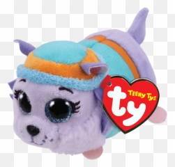 Ty Beanie Boos Teeny Tys Paw Patrol - Everest Paw Patrol Ty Emoji,Whale Emoji Plush