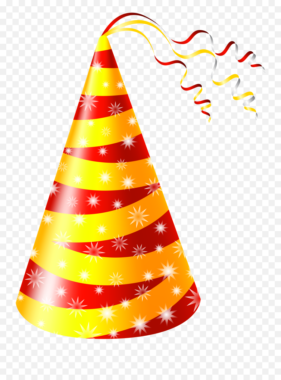 Cone Party Hat - Happy Birthday Cap Png Emoji,Birthday Hat Emoji