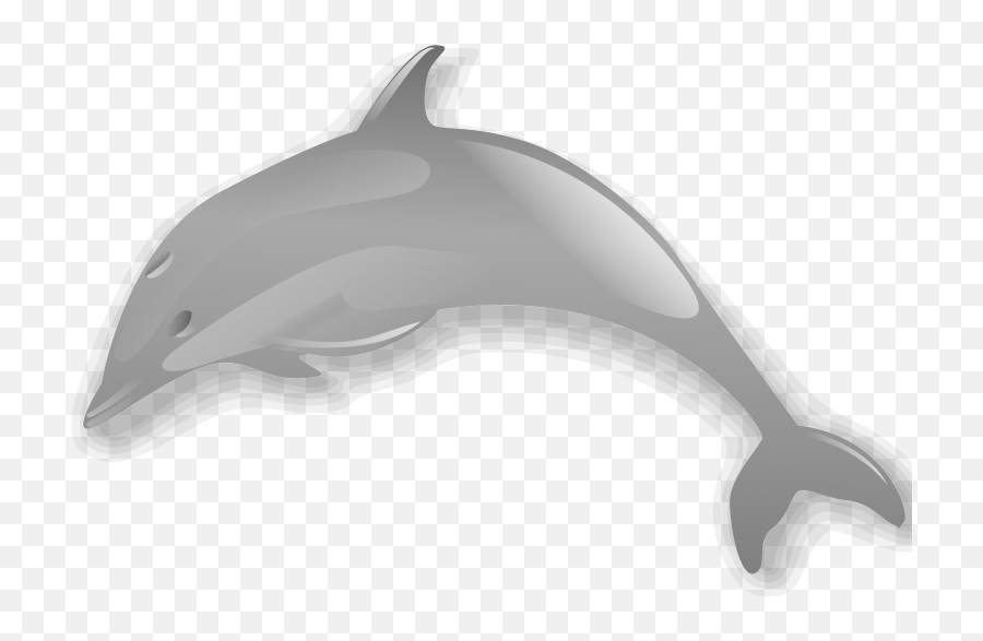 Free Dolphin Mammal Vectors - Dolphin Clip Art With Transparent Background Emoji,Dolphin Emoji