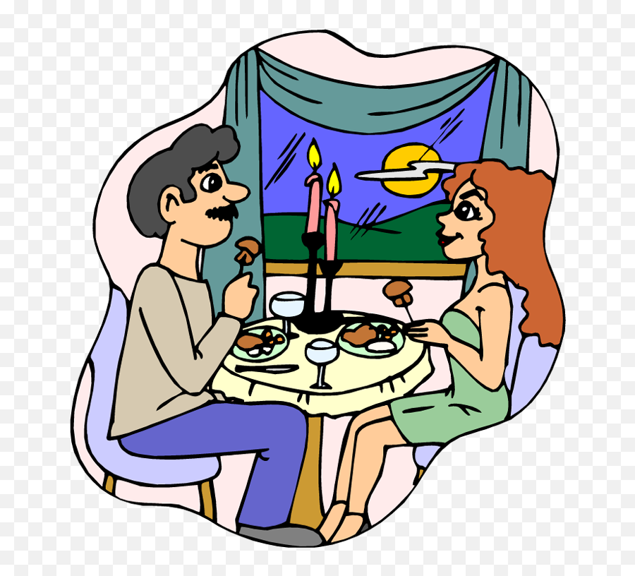 Dinner Table Clip Art - Clipartsco Whatsapp Dp Funny Jokes Emoji,Clipart Emoticons Love Dinner