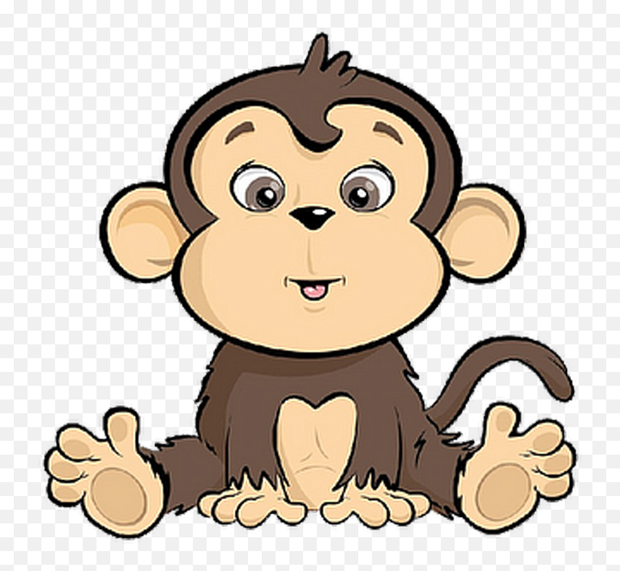 Cartoon Clip Art Baby Monkeys Image - Monkey Png Download Cartoon Monkeys Emoji,Tumblr Png Monkey Emojis