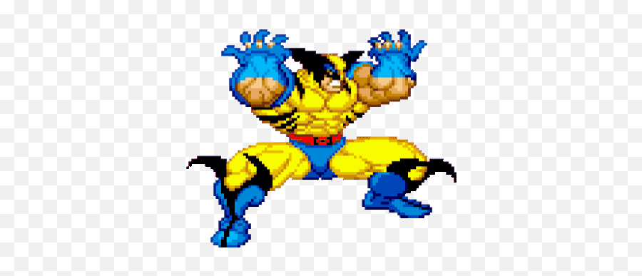 Top Erb Wolverine Stickers For Android - Wolverine Capcom Gif Emoji,Animated Michigan Wolverine Emojis