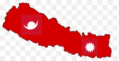 Nepal Red Background - New Nepal Map Clipart Emoji,Emoji Art Free Neck Scarvesclipart